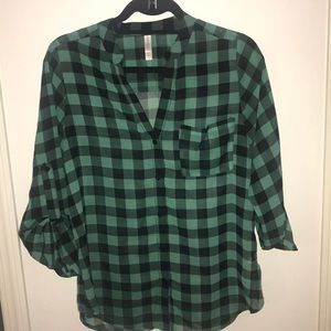 Checkered blouse
